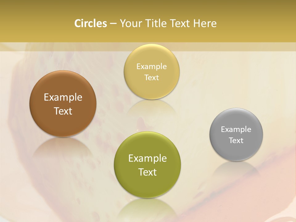 Milk Pudding Cuisine PowerPoint Template