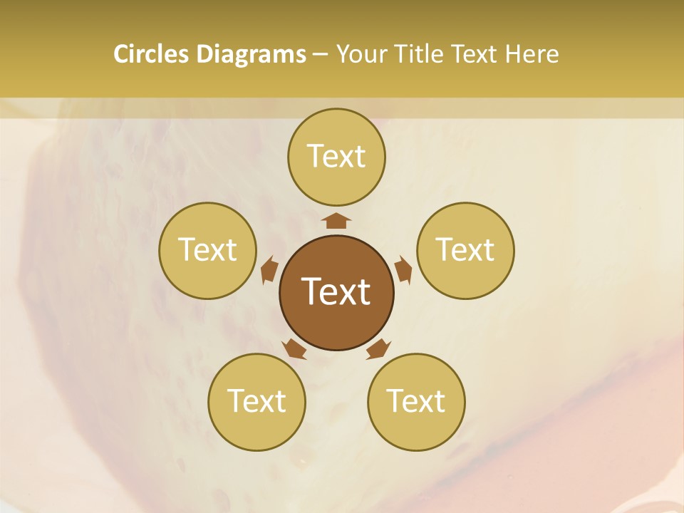Milk Pudding Cuisine PowerPoint Template