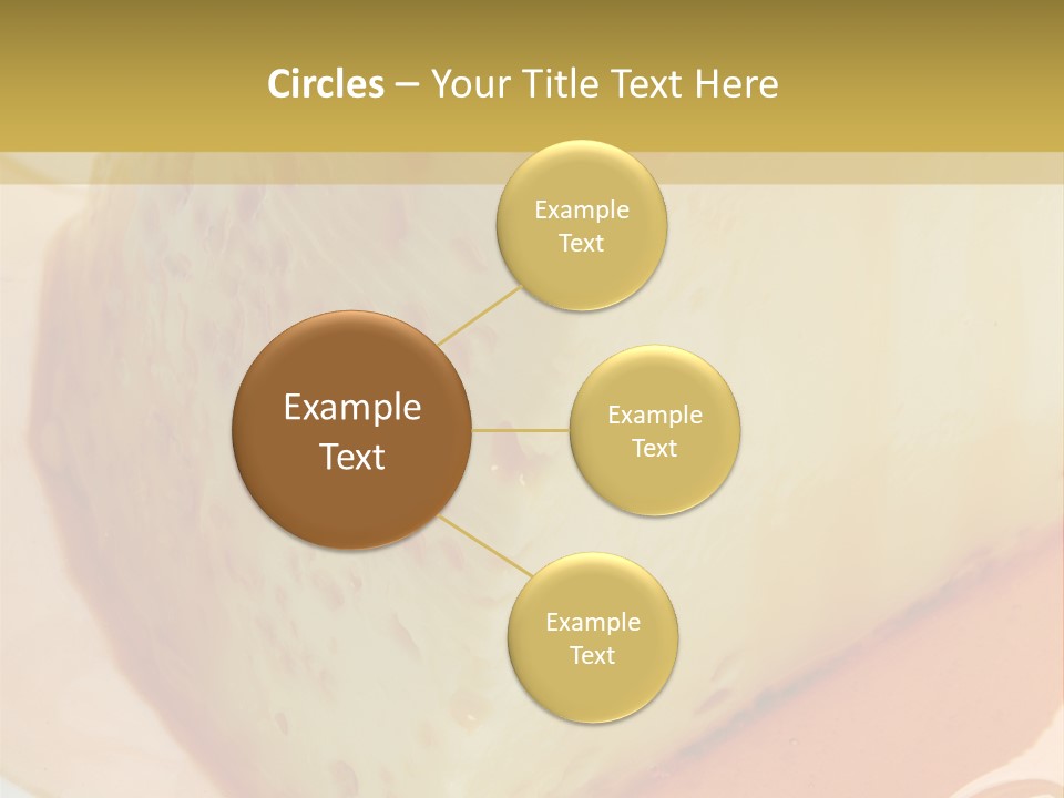 Milk Pudding Cuisine PowerPoint Template