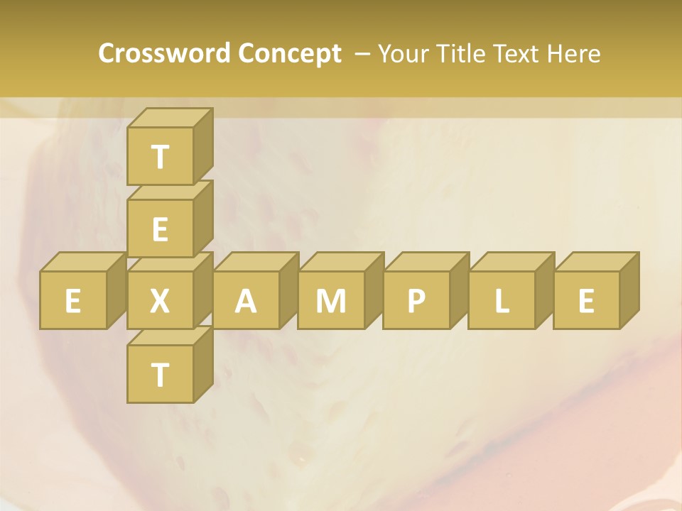 Milk Pudding Cuisine PowerPoint Template