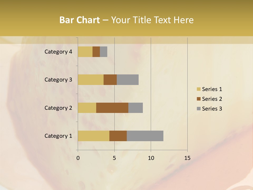 Milk Pudding Cuisine PowerPoint Template