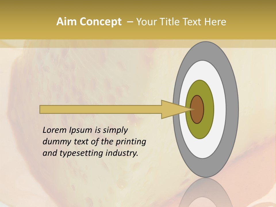 Milk Pudding Cuisine PowerPoint Template