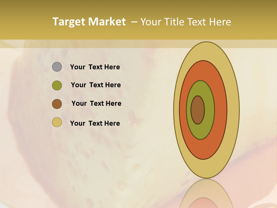 Milk Pudding Cuisine PowerPoint Template