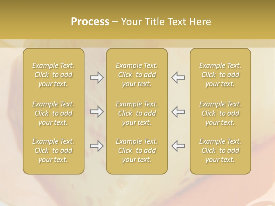Milk Pudding Cuisine PowerPoint Template