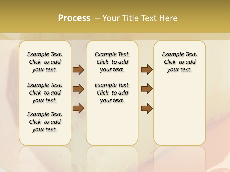Milk Pudding Cuisine PowerPoint Template