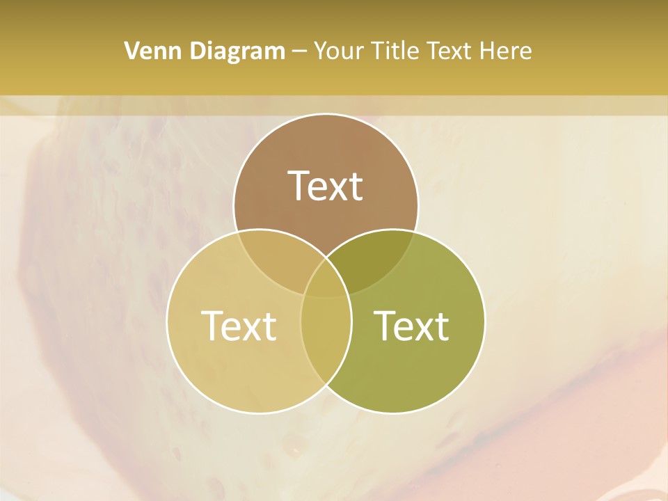 Milk Pudding Cuisine PowerPoint Template