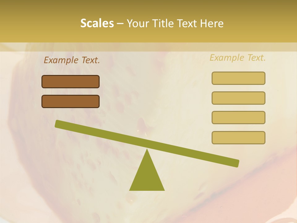 Milk Pudding Cuisine PowerPoint Template