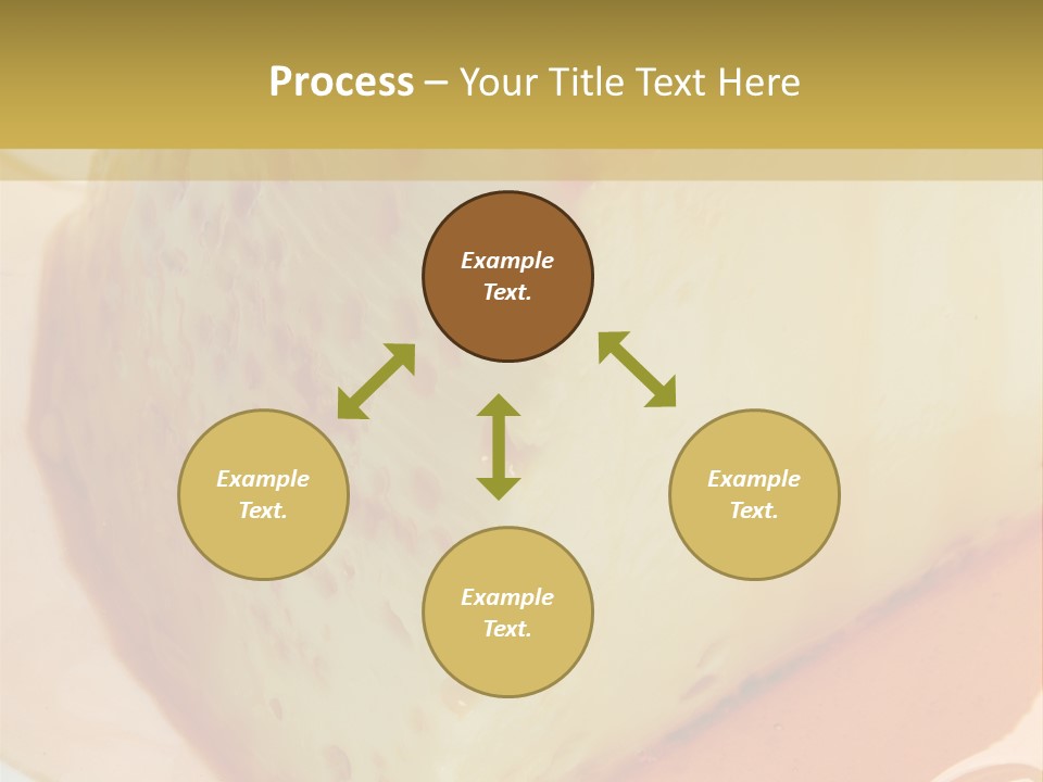 Milk Pudding Cuisine PowerPoint Template