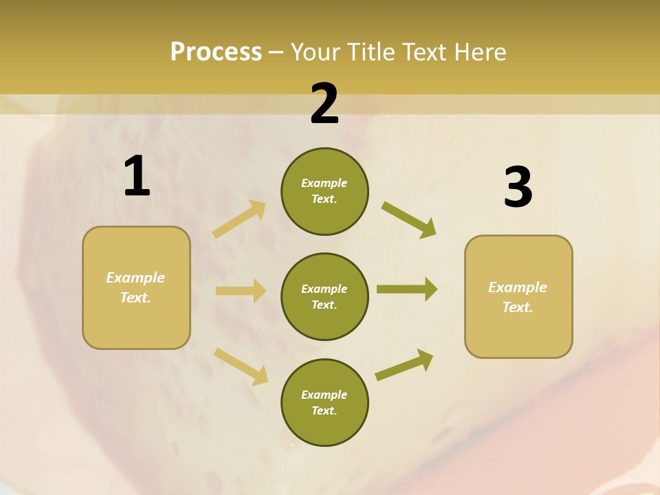 Milk Pudding Cuisine PowerPoint Template