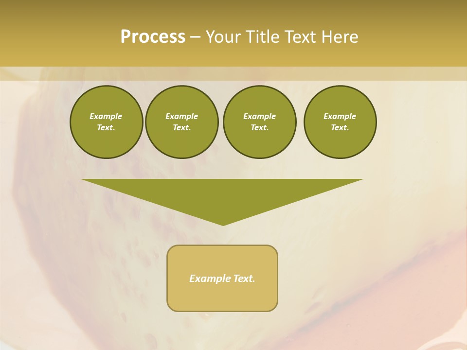 Milk Pudding Cuisine PowerPoint Template