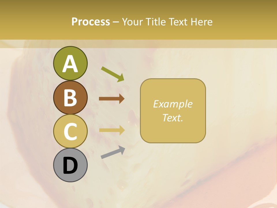 Milk Pudding Cuisine PowerPoint Template