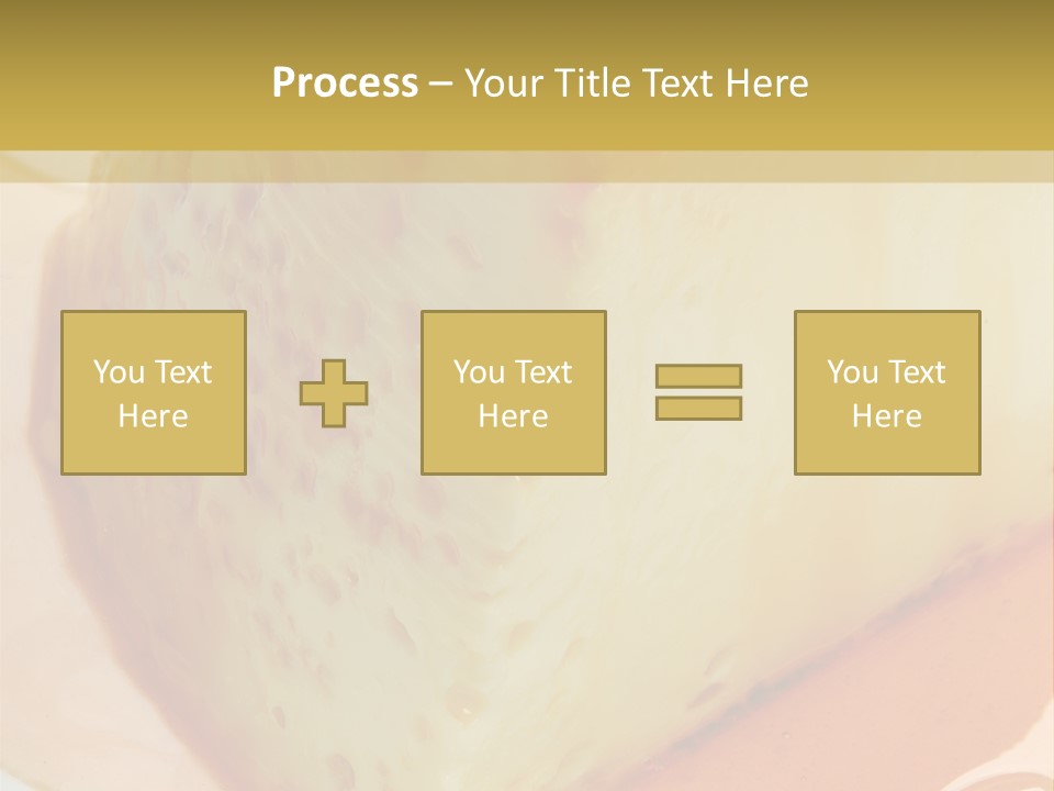 Milk Pudding Cuisine PowerPoint Template