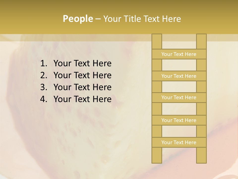Milk Pudding Cuisine PowerPoint Template