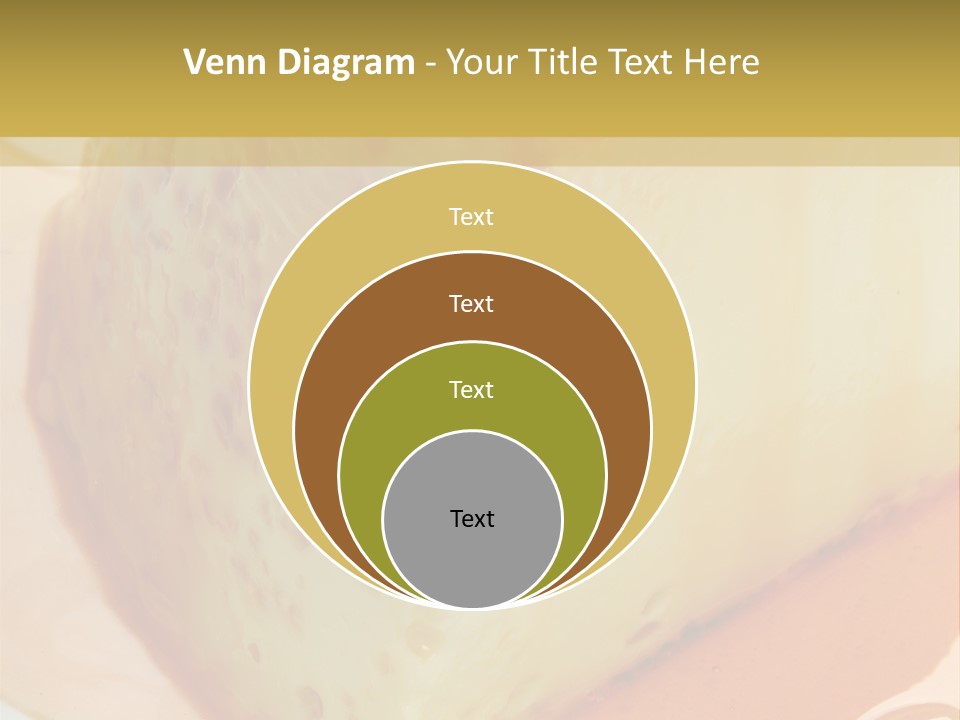 Milk Pudding Cuisine PowerPoint Template