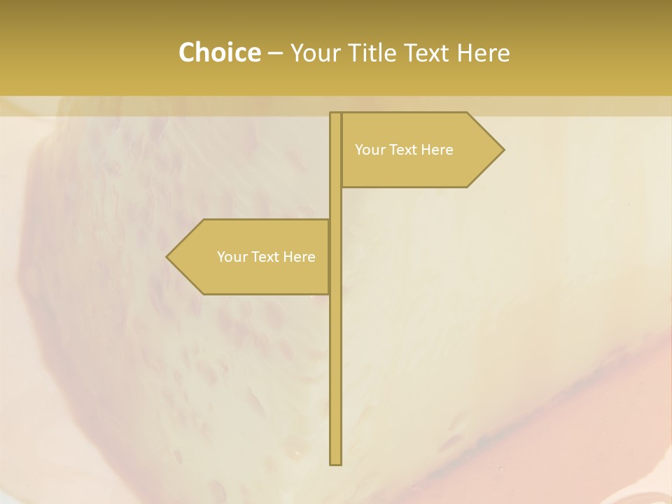 Milk Pudding Cuisine PowerPoint Template