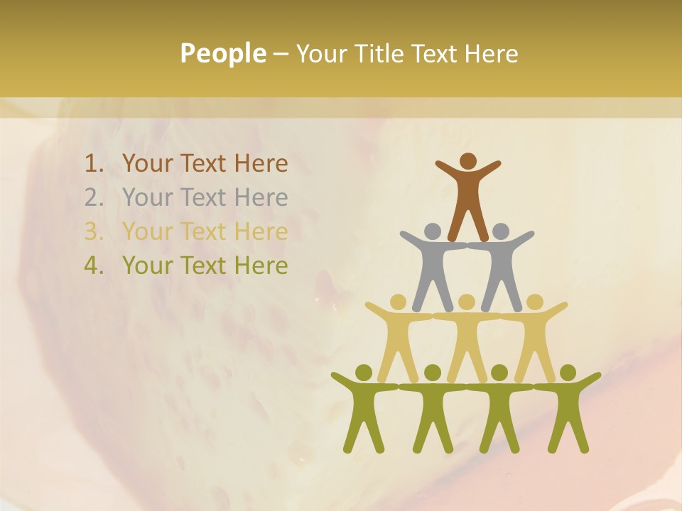 Milk Pudding Cuisine PowerPoint Template