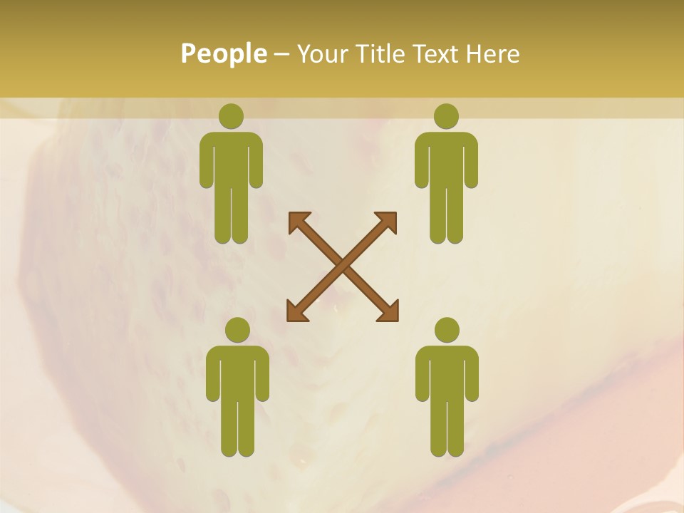 Milk Pudding Cuisine PowerPoint Template