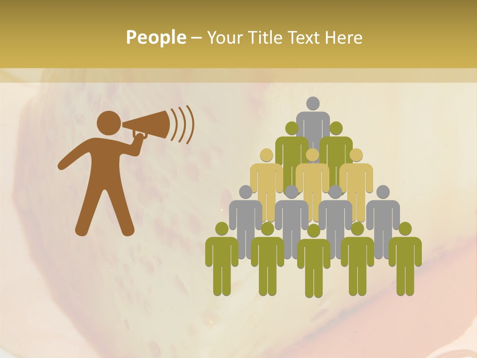 Milk Pudding Cuisine PowerPoint Template