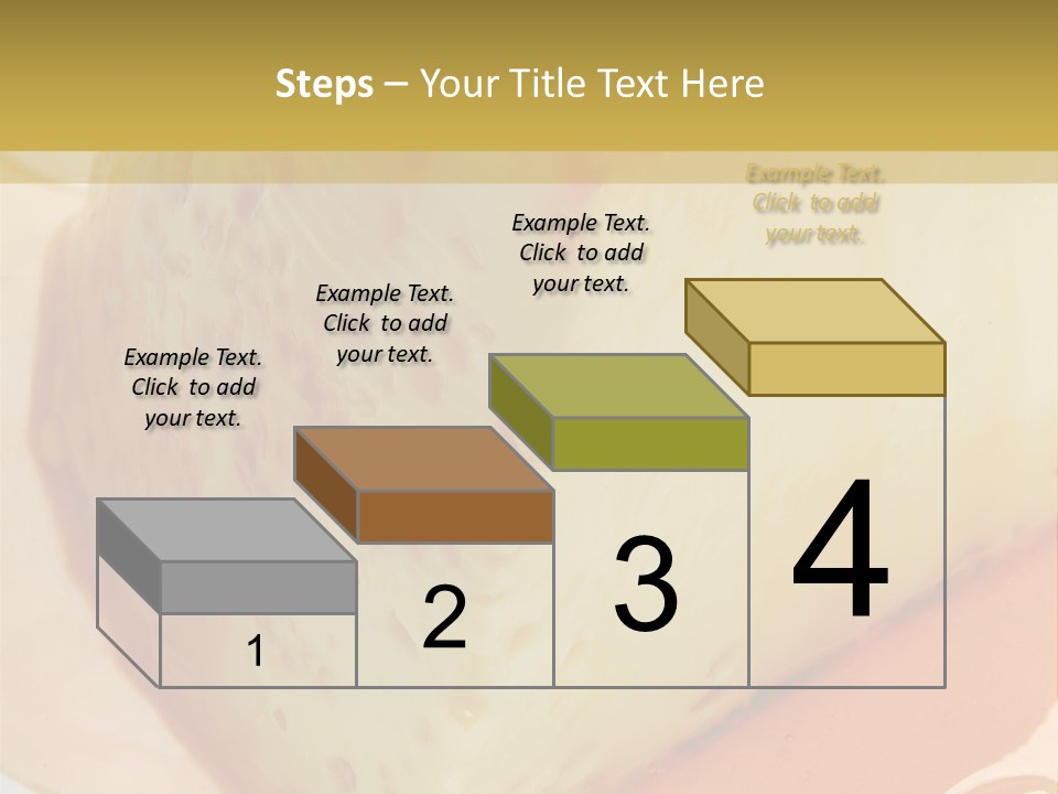 Milk Pudding Cuisine PowerPoint Template
