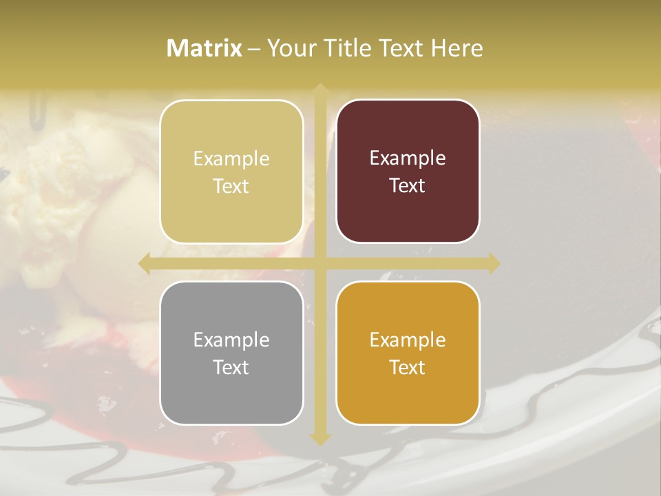 Delicious Brandy Chocolate PowerPoint Template