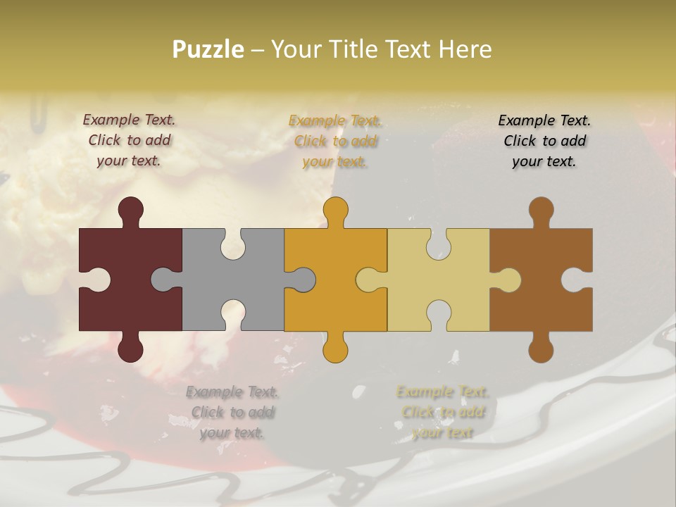 Delicious Brandy Chocolate PowerPoint Template