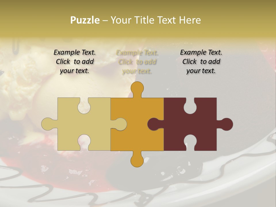 Delicious Brandy Chocolate PowerPoint Template