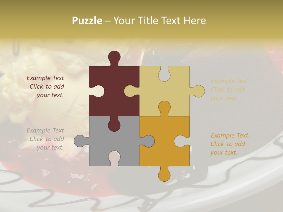 Delicious Brandy Chocolate PowerPoint Template