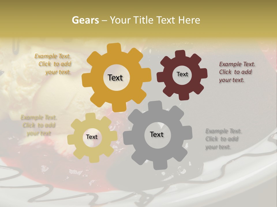 Delicious Brandy Chocolate PowerPoint Template