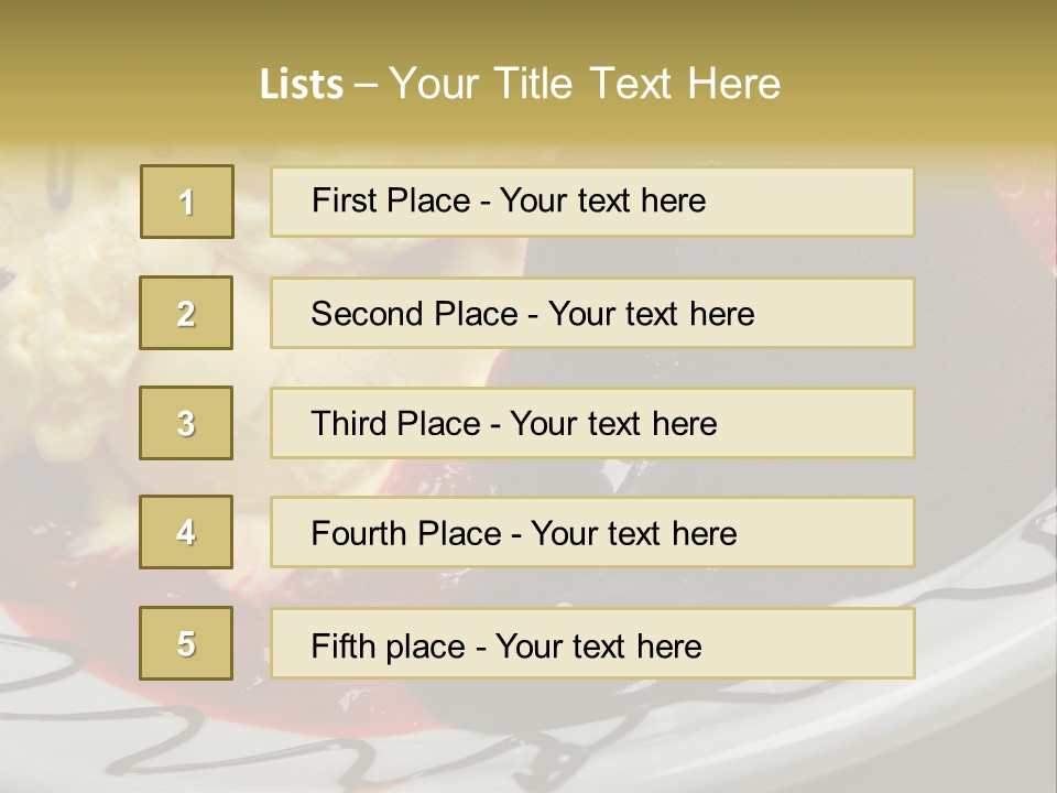 Delicious Brandy Chocolate PowerPoint Template