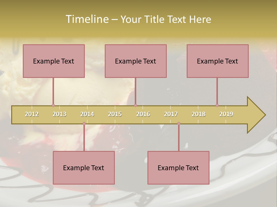 Delicious Brandy Chocolate PowerPoint Template