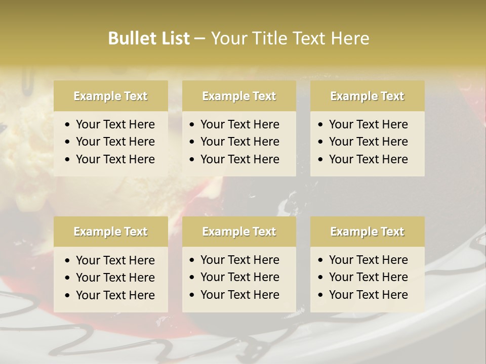 Delicious Brandy Chocolate PowerPoint Template