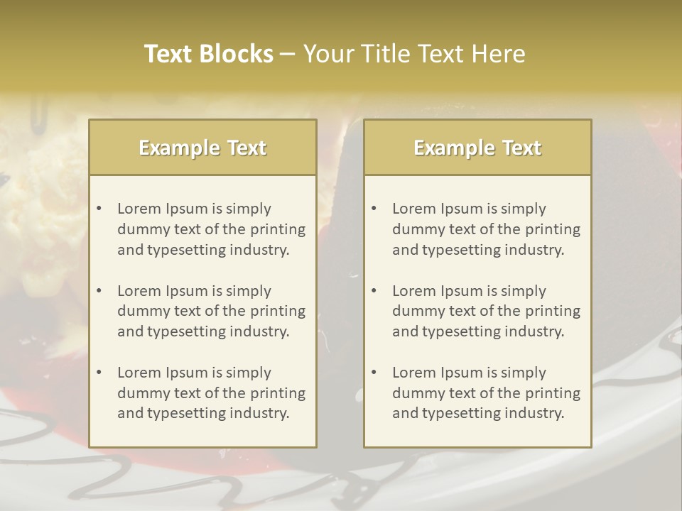 Delicious Brandy Chocolate PowerPoint Template