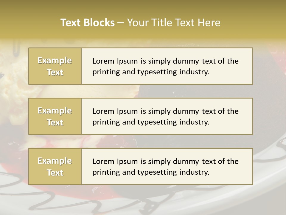 Delicious Brandy Chocolate PowerPoint Template