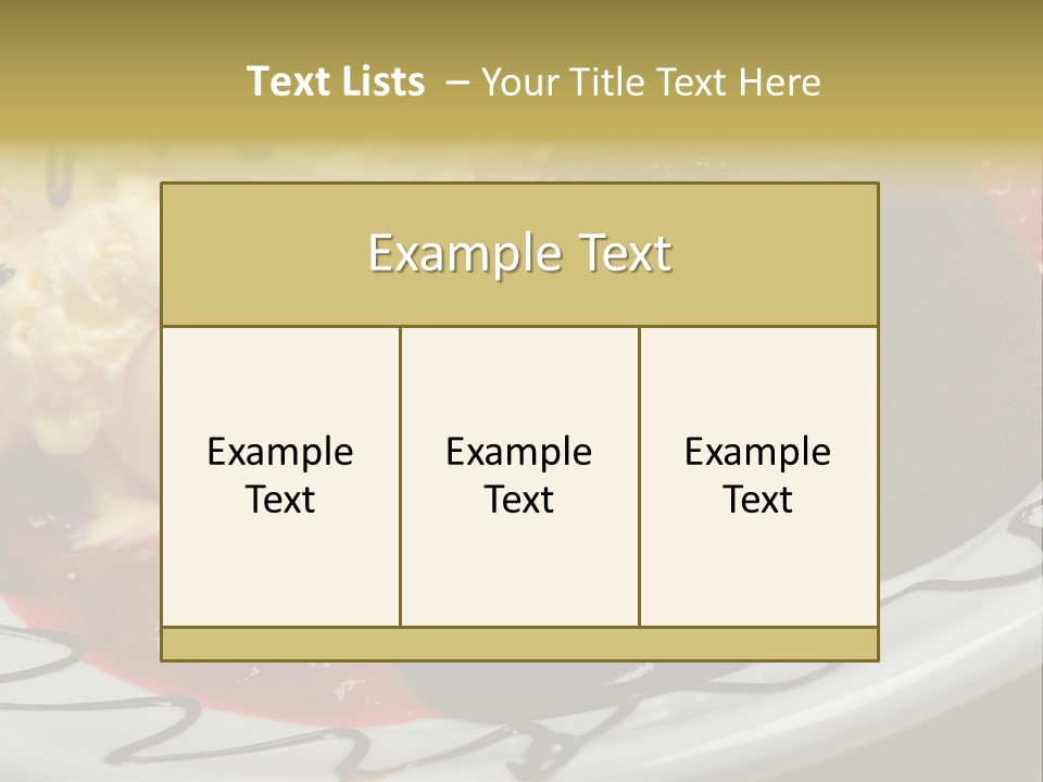 Delicious Brandy Chocolate PowerPoint Template