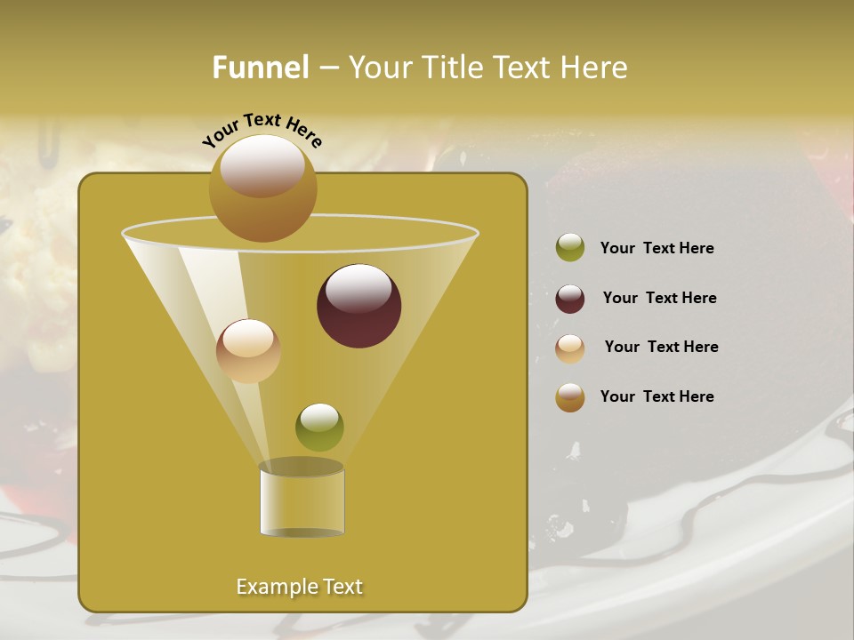 Delicious Brandy Chocolate PowerPoint Template