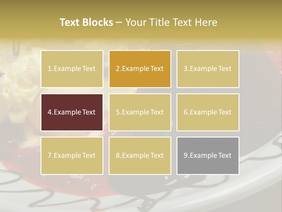 Delicious Brandy Chocolate PowerPoint Template