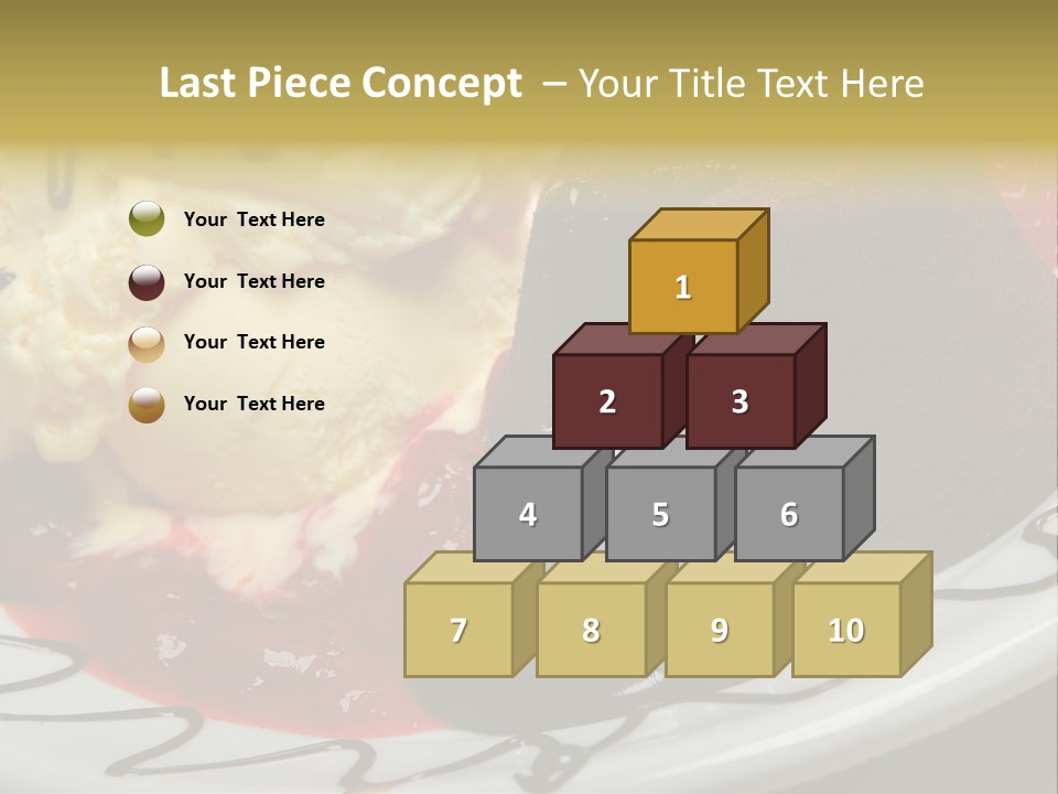 Delicious Brandy Chocolate PowerPoint Template