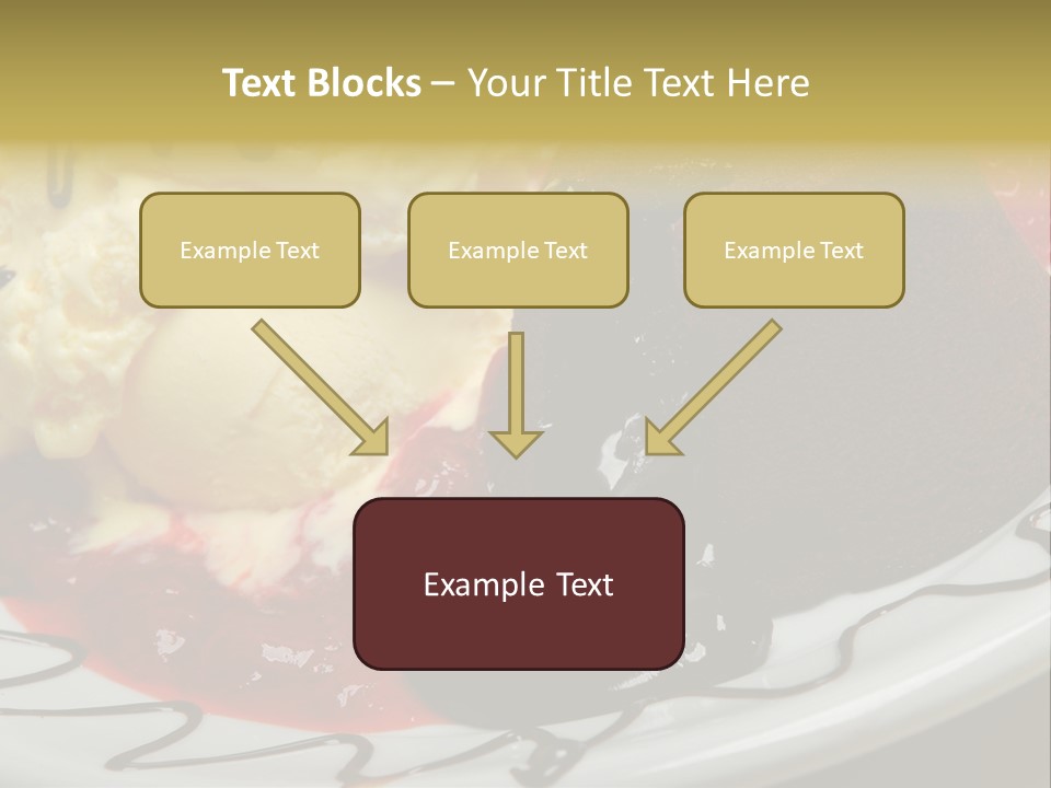Delicious Brandy Chocolate PowerPoint Template