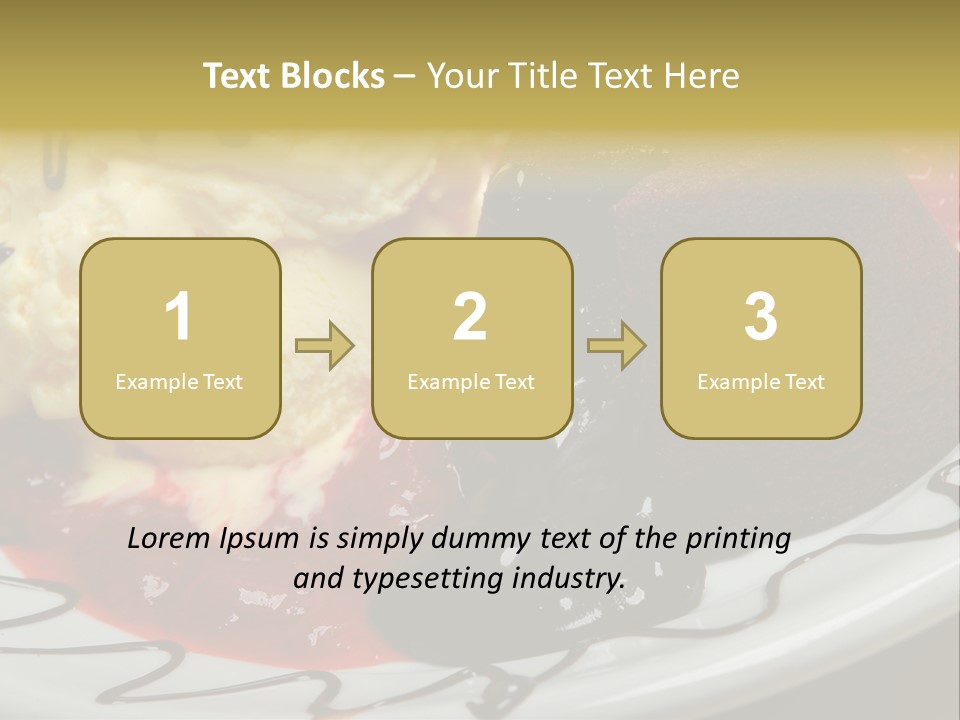 Delicious Brandy Chocolate PowerPoint Template