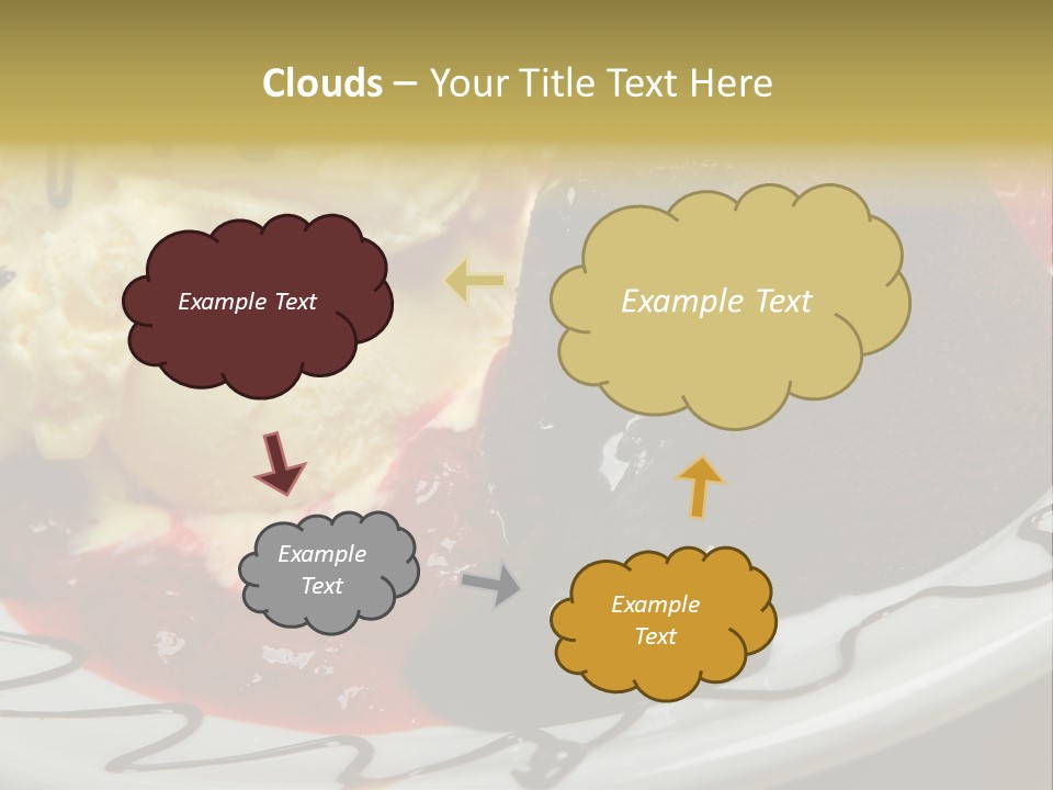 Delicious Brandy Chocolate PowerPoint Template