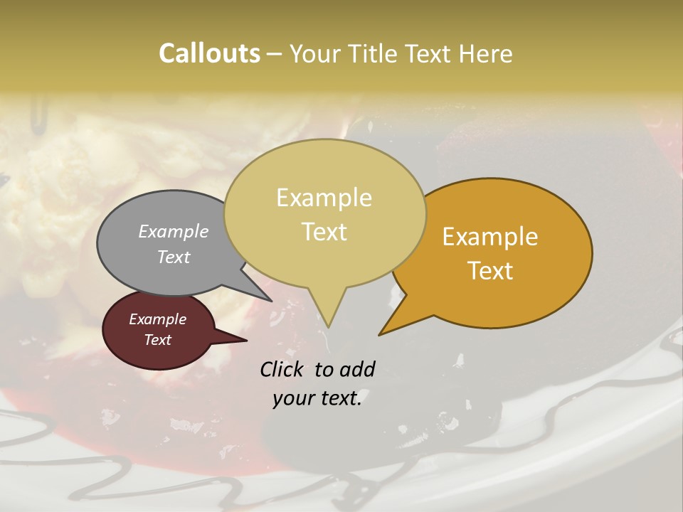 Delicious Brandy Chocolate PowerPoint Template