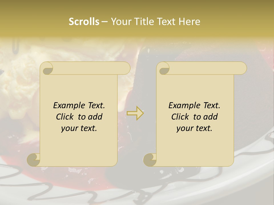 Delicious Brandy Chocolate PowerPoint Template