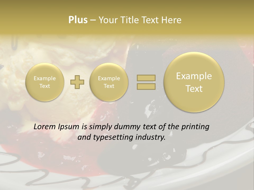 Delicious Brandy Chocolate PowerPoint Template