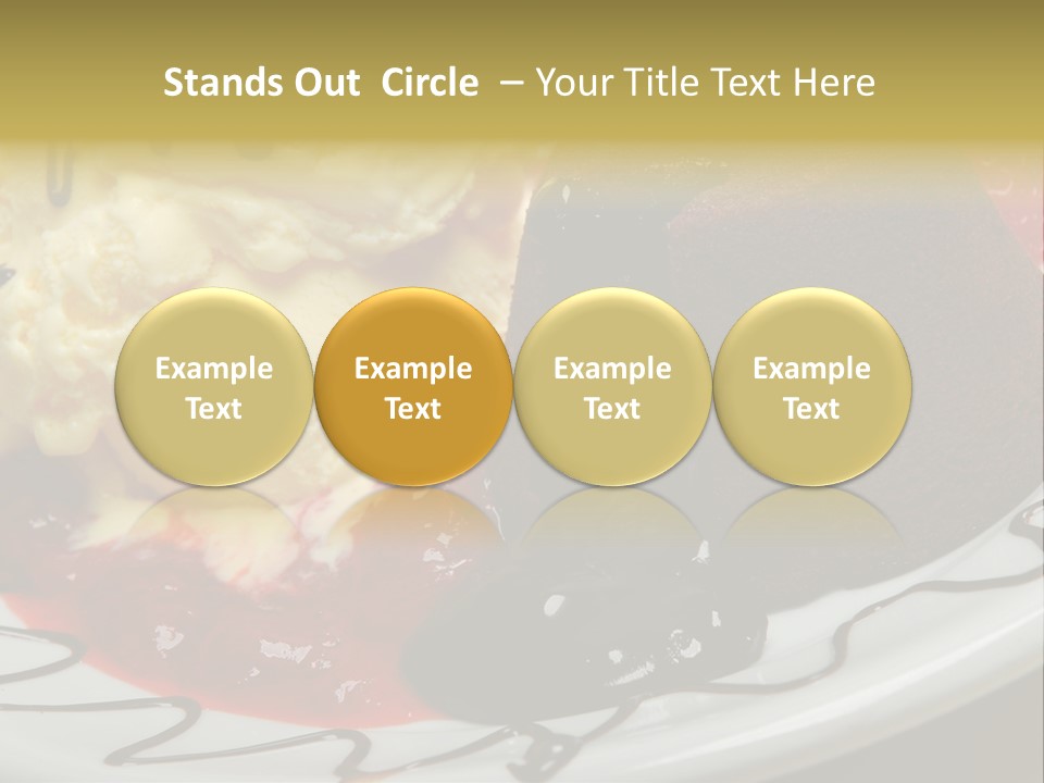 Delicious Brandy Chocolate PowerPoint Template