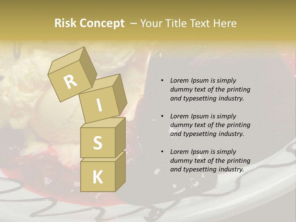 Delicious Brandy Chocolate PowerPoint Template