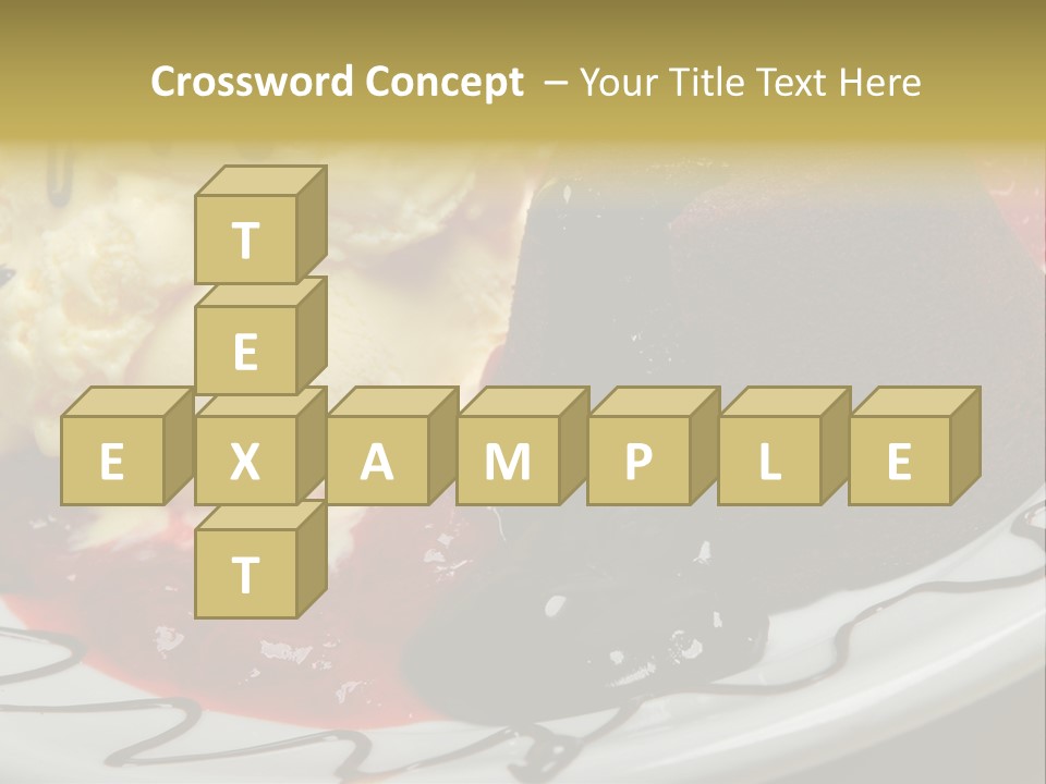 Delicious Brandy Chocolate PowerPoint Template