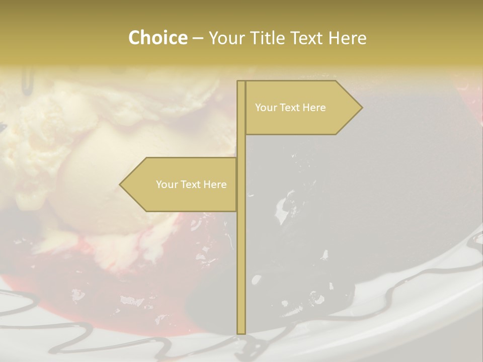 Delicious Brandy Chocolate PowerPoint Template