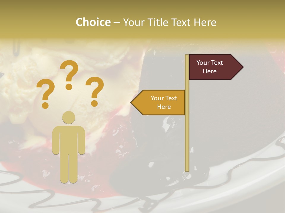 Delicious Brandy Chocolate PowerPoint Template