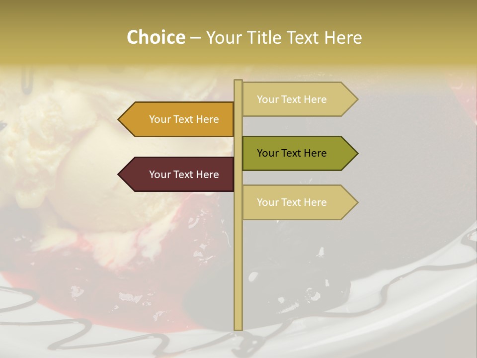 Delicious Brandy Chocolate PowerPoint Template