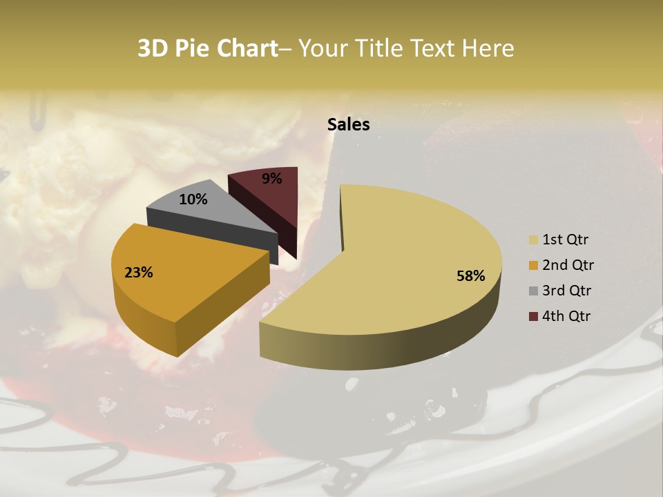 Delicious Brandy Chocolate PowerPoint Template